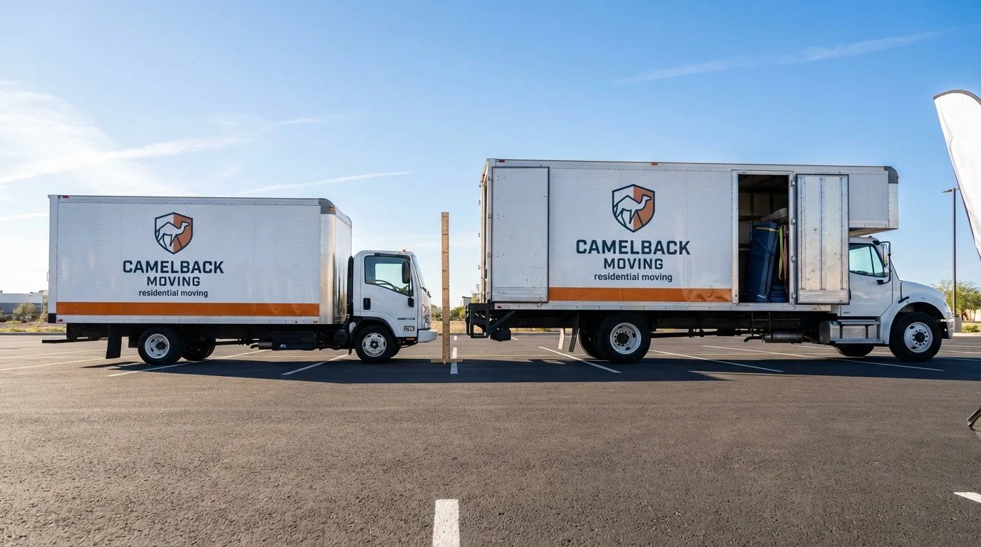 Moving truck size capacity guide in Vidor